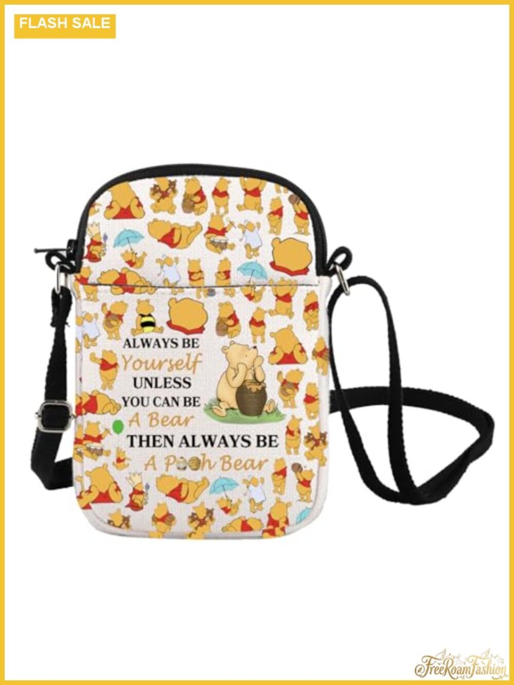 FOTAP Bear Fan Crossbody Bag Character Shoulder Messenger Bag Gift
